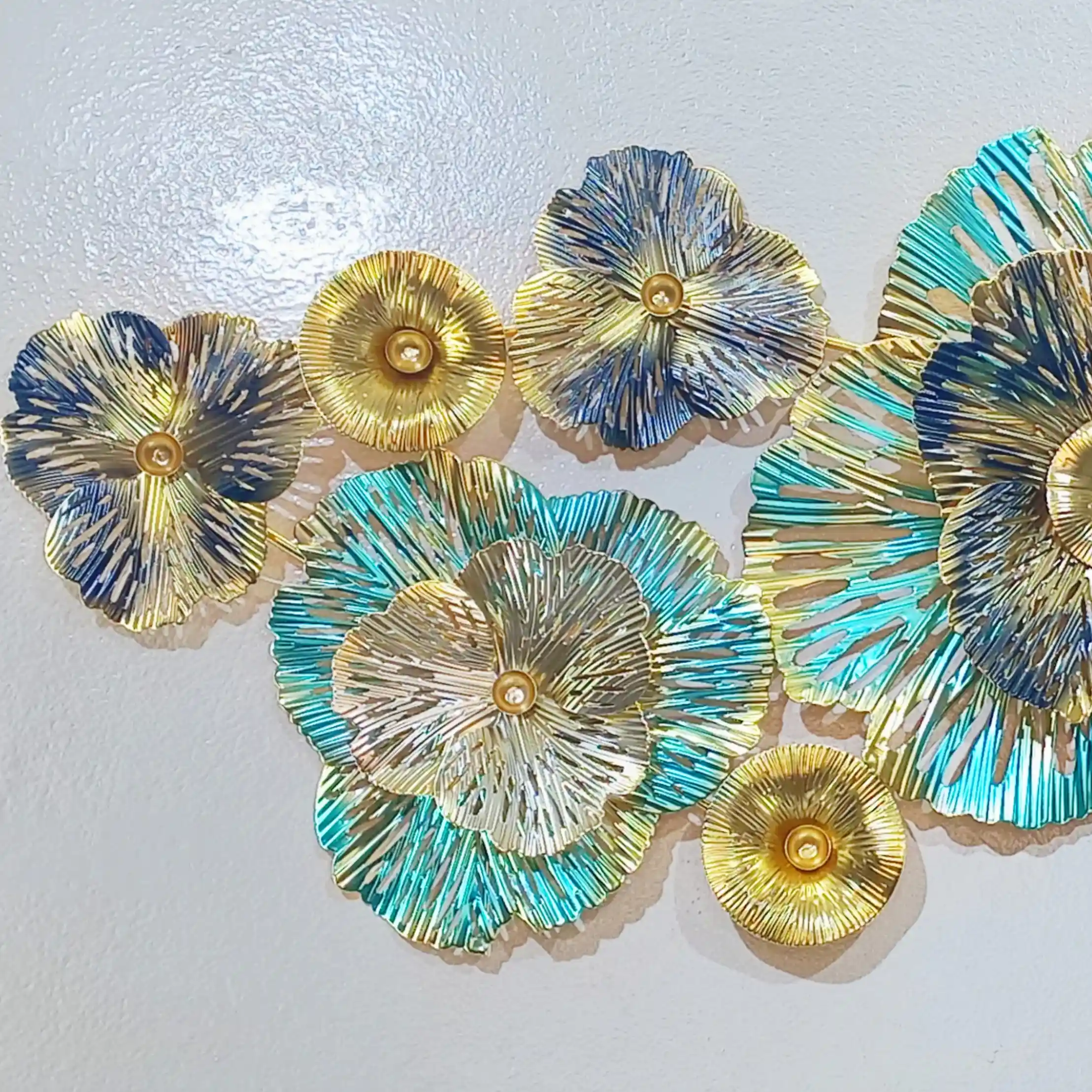 Metal Decorative Flower Wall Decor - 17655