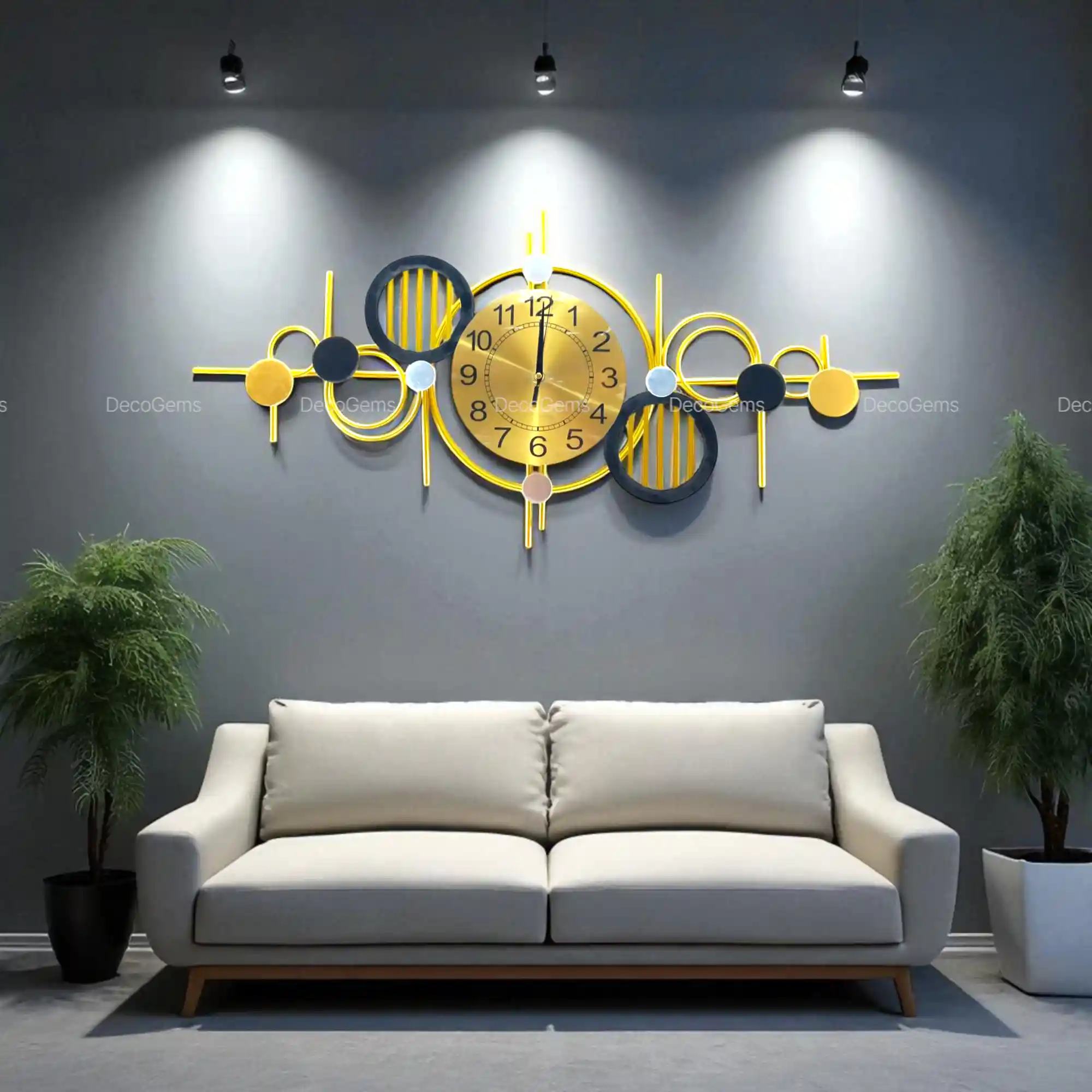 Metal Clock Rings Ring Design Metal Wall Clock