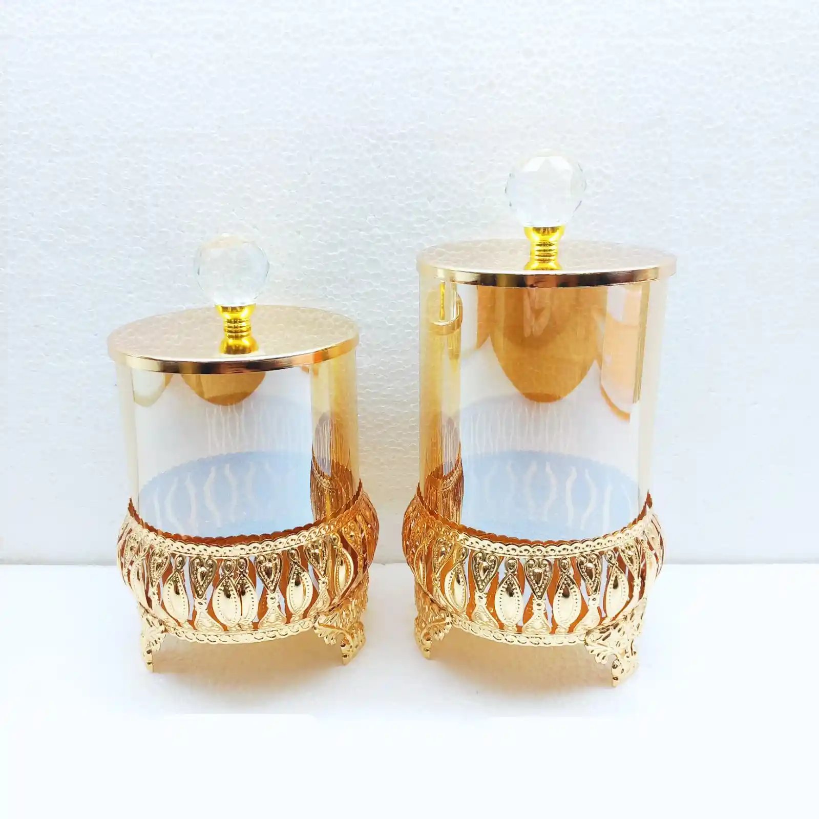 Luxury Cryatal Candy Jar Set - 16237/8