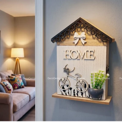 Elegant Wooden Wall Key Holder
